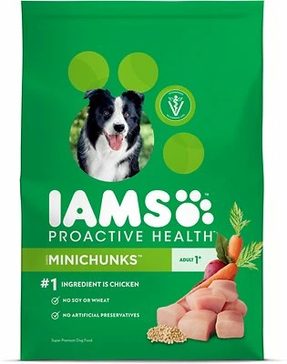 Iams ProActive Health Adult MiniChunks Dry Dog Food, 7-lb 1 Iams ProActive Health Adult MiniChunks Dry Dog Food, 7-lb