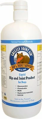 Grizzly Joint Aid Liquid Hip & Joint Dog Supplement, 16-oz Bottle