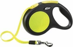 Flexi New Neon Retractable Tape Dog Leash, X-Small, 10-ft