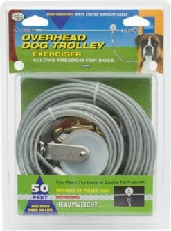 Four Paws Heavy Weight Overhead Trolley Exerciser, 50-ft