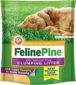 Feline Pine Scoop Clumping Cat Litter, 14-lb
