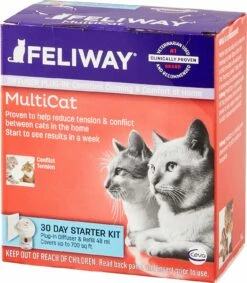 Feliway MultiCat 30 Day Starter Kit Plug-In Diffuser & Refill, 48-ml