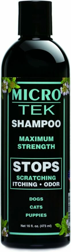 EQyss Grooming Products Micro-Tek Dog & Cat Shampoo, 16-oz Bottle