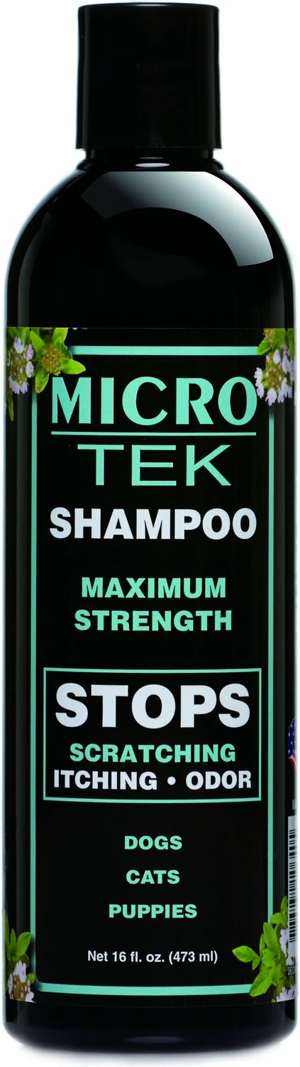 EQyss Grooming Products Micro-Tek Dog & Cat Shampoo, 16-oz Bottle 1 EQyss Grooming Products Micro-Tek Dog & Cat Shampoo, 16-oz Bottle