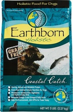 Earthborn Holistic Coastal Catch Grain-Free Natural Dry Dog Food, 4-lb (**)