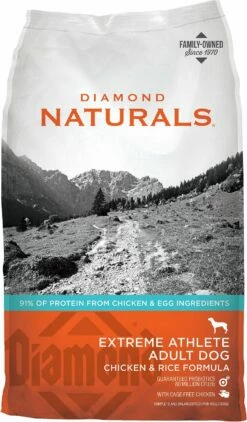Diamond Naturals Extreme Athlete Formula Dry Dog Food, 40-lb