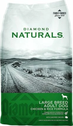 Diamond Naturals Large Breed Adult Chicken & Rice Formula Dry Dog Food, 40-lb