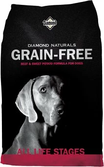 Diamond Naturals Grain-Free Beef & Sweet Potato Formula Dry Dog Food, 5-lb