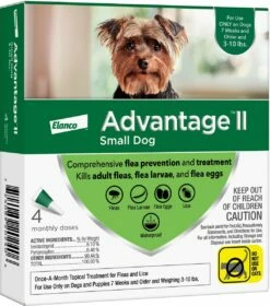 Advantage II Flea Treatment For Small Dogs 3-10-lb, 4-pk 9 Advantage II Flea Treatment For Small Dogs 3-10-lb, 4-pk -Staytonanimal Sales 2024 image 45250 iowzZRN