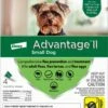 Advantage II Flea Treatment For Small Dogs 3-10-lb, 4-pk