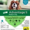 Advantage II Flea Treatment For Medium Dogs 11-20-lb, 4-pk