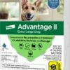 Advantage II Flea Treatment For Extra Large Dogs Over 55-lb, 4-pk