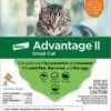 Advantage II Flea Treatment For Small Cats 5-lb To 9-lb, 4-pk