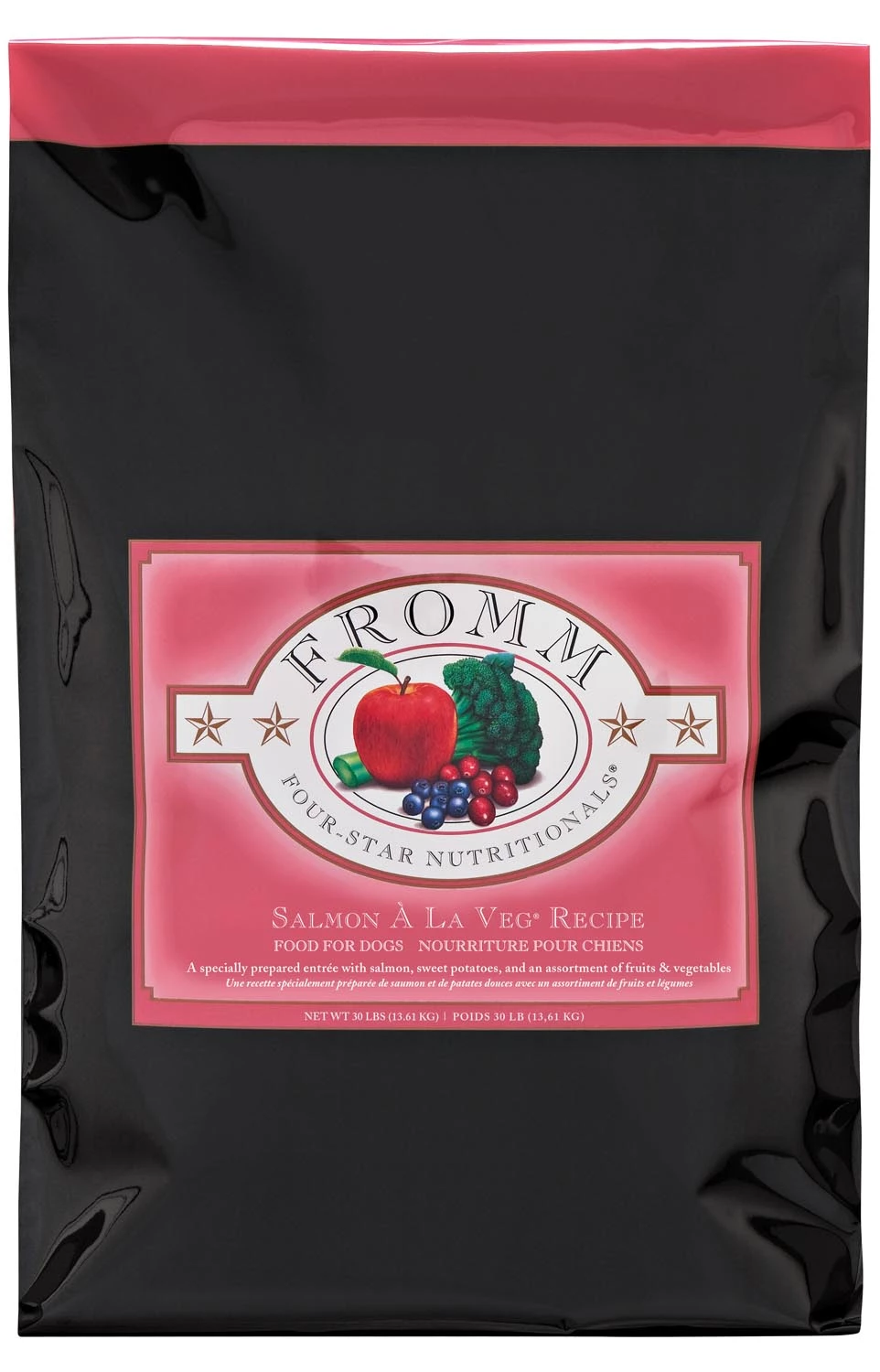 Fromm Four-Star Nutritionals Salmon A La Veg Dry Dog Food, 4-lb 1 Fromm Four-Star Nutritionals Salmon A La Veg Dry Dog Food, 4-lb