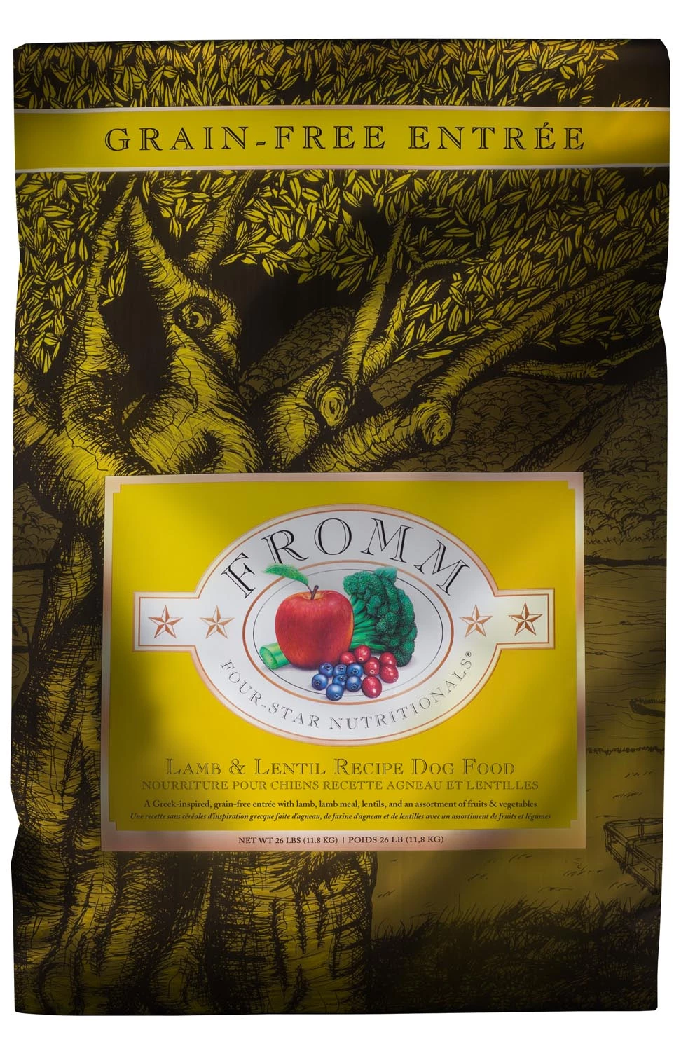 Fromm Four-Star Nutritionals Lamb & Lentil Dry Dog Food, 4-lb 1 Fromm Four-Star Nutritionals Lamb & Lentil Dry Dog Food, 4-lb