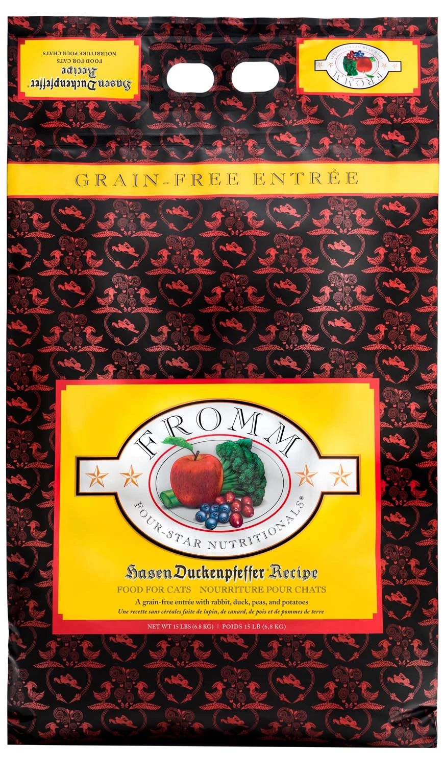 Fromm Four-Star Nutritionals Hasen Duckenpfeffer Dry Cat Food, 4-lb 1 Fromm Four-Star Nutritionals Hasen Duckenpfeffer Dry Cat Food, 4-lb