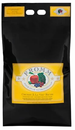 Fromm Four-Star Nutritionals Chicken A La Veg Dry Cat Food, 4-lb