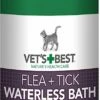 Vet's Best Waterless Flea & Tick Cat Bath Foam, 5-oz Bottle