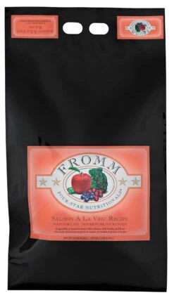 Fromm Four-Star Nutritionals Salmon A La Veg Dry Cat Food, 4-lb