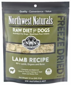 Northwest Naturals Raw Diet Lamb Nuggets Freeze-Dried Dog Food, 12-oz