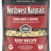Northwest Naturals Raw Diet Grain-Free Beef Nuggets Raw Frozen Dog Food, 6-lb