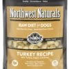 Northwest Naturals Raw Diet Grain-Free Turkey Nuggets Raw Frozen Dog Food, 6-lb