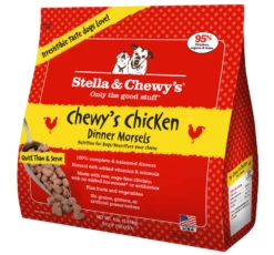 Stella & Chewy's Chewy's Chicken Dinner Morsels Grain-Free Raw Frozen Dog Food, 4-lb