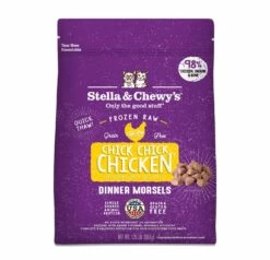 Stella & Chewy's Chick Chick Chicken Dinner Morsels Raw Frozen Cat Food, 1.25-lb