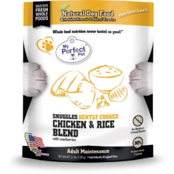 My Perfect Pet Snuggles Chicken & Rice Blend Frozen Dog Food, 3.5-lb