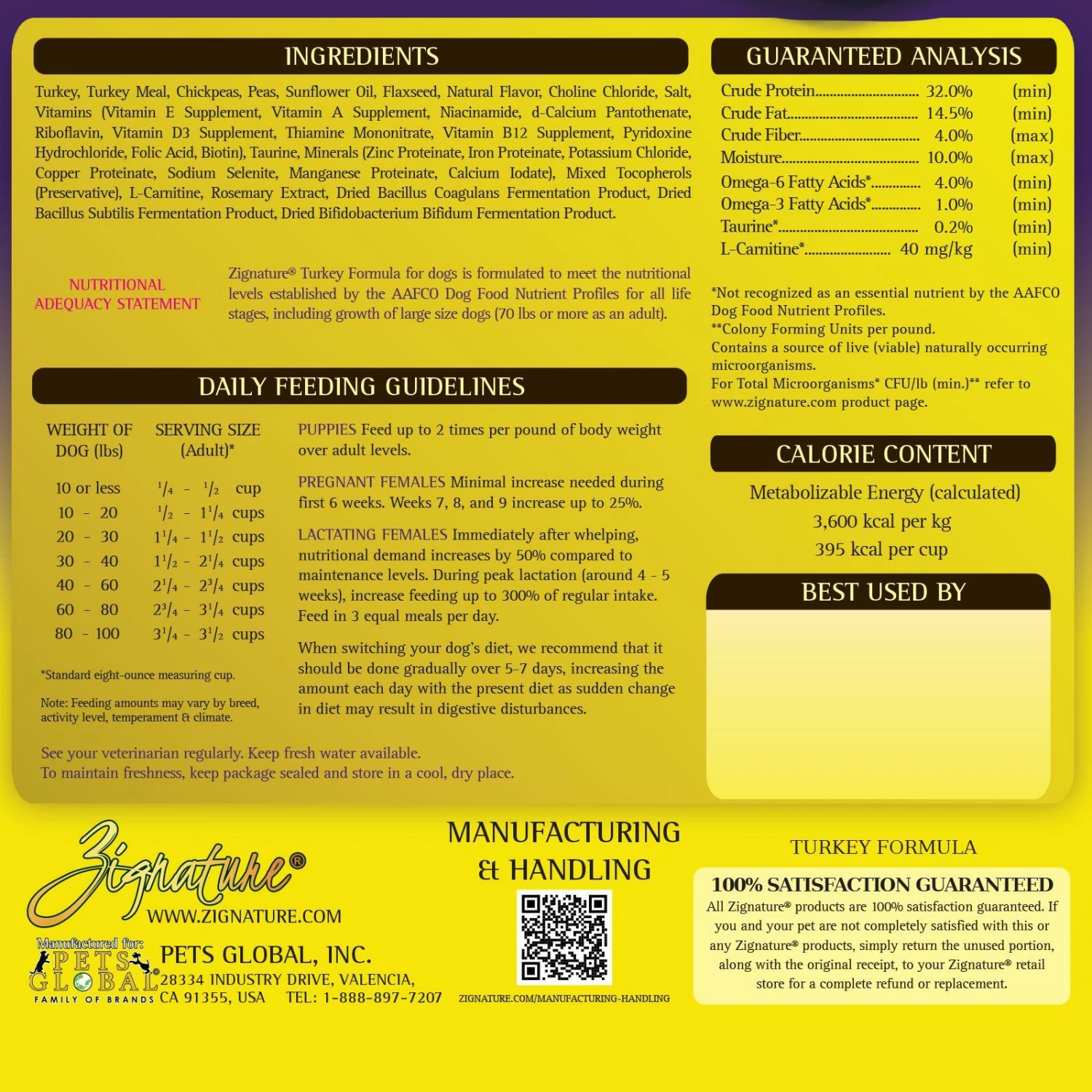 Zignature Turkey Limited Ingredient Formula Grain-Free Dry Dog Food, 4-lb 4 Zignature Turkey Limited Ingredient Formula Grain-Free Dry Dog Food, 4-lb - Image 4