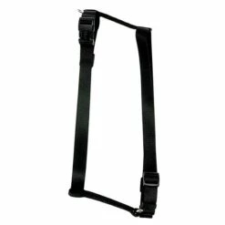 Coastal Standard Adjustable Nylon Harness, Black, Small ( 14-in-24-in Girth, 5/8-in Straps )