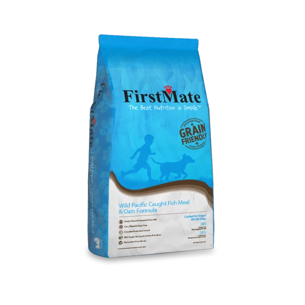 FirstMate Dog Grain Friendly Wild Pacific Caught Fish & Oats Dog Food, 5-lb 1 FirstMate Dog Grain Friendly Wild Pacific Caught Fish & Oats Dog Food, 5-lb