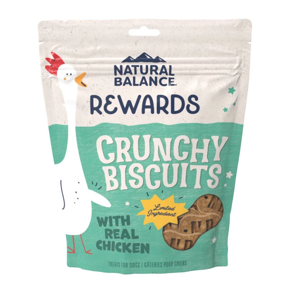 Natural Balance Rewards Crunchy Biscuits With Real Chicken Dog Treats, 14-oz 1 Natural Balance Rewards Crunchy Biscuits With Real Chicken Dog Treats, 14-oz