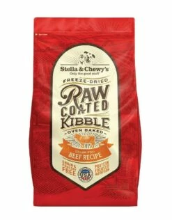 Stella & Chewy's Raw Coated Kibble Beef Recipe Grain-Free Dog Food, 3.5-lb