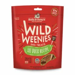 Stella & Chewy's Wild Weenies Cage-Free Duck Recipe Freeze-Dried Dog Treats, 3.25-oz