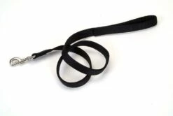 Coastal Double-Ply Nylon Dog Leash, Black, 1-in X 6-ft