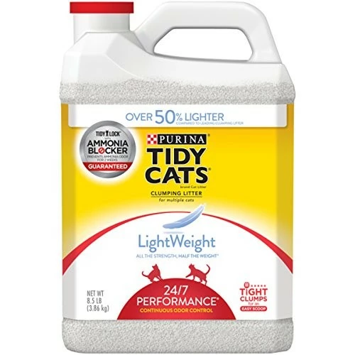 Tidy Cats Light Weight Cat Litter 24/7 Performance For Multiple Cats, 8.5-lb Jug 1 Tidy Cats Light Weight Cat Litter 24/7 Performance For Multiple Cats, 8.5-lb Jug