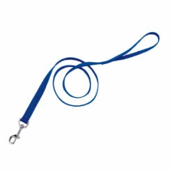 Coastal 1-in Dbl Ply Traffic Dog Leash, Blue, 18-in