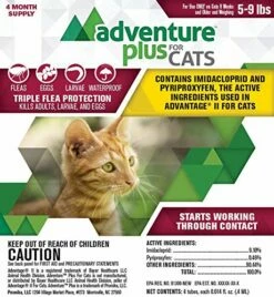 Adventure Plus Flea Treatment For Cats 4-Pack