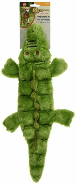 Ethical Pet Skinneeez Tons-O-Squeakers Alligator Dog Toy