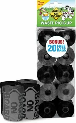 Bags On Board Bag Refill Pack, Unscented, Neutral, 140 Count