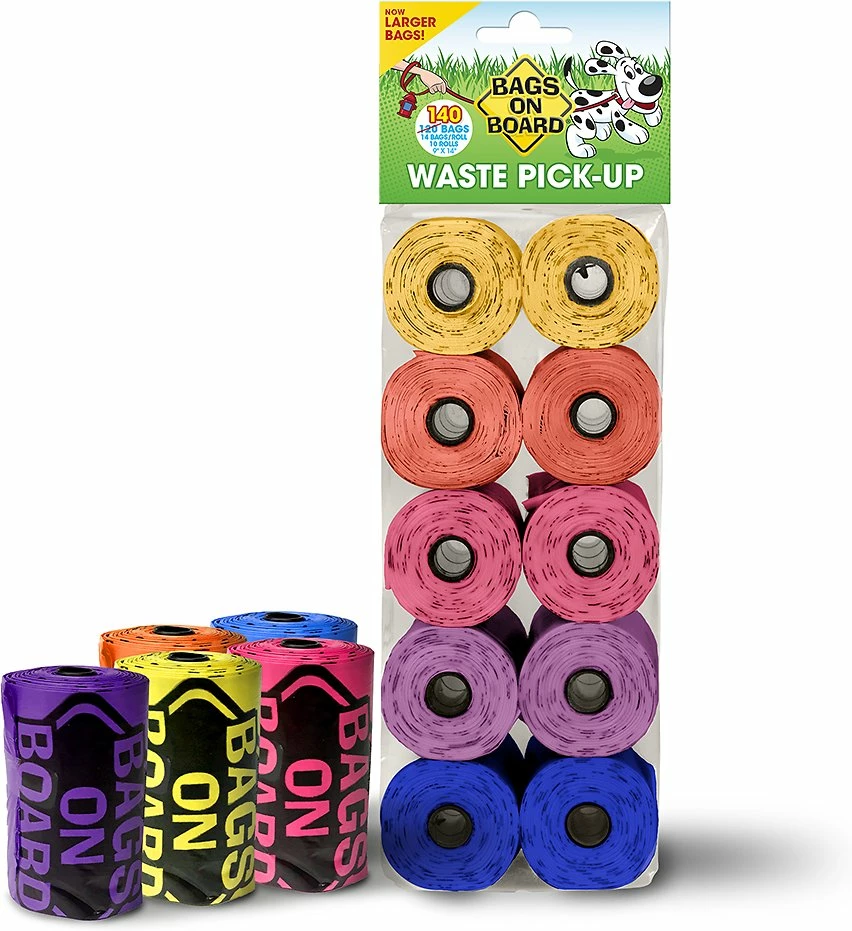 Bags On Board Bag Refill Pack, Rainbow 140 Count 1 Bags On Board Bag Refill Pack, Rainbow 140 Count