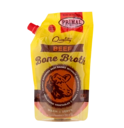 Primal Pet Foods Frozen Beef Bone Broth For Dogs & Cats, 20-oz