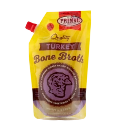 Primal Pet Foods Frozen Turkey Bone Broth For Dogs & Cats, 20-oz