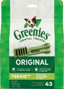 Greenies Original Teenie Dental Dog Treats, 43-count