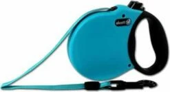 Alcott Adventure Retractable Dog Leash, Blue, X-Small