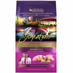 Zignature Small Bites Zssential Formula Dry Dog Food, 4-lb