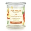 Pet House Year Round Candle, Mango Peach, 9-oz