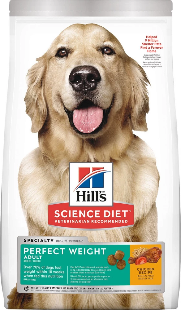 Hill's Science Diet Adult Perfect Weight Chicken Recipe Dry Dog Food, 15-lb 1 Hill's Science Diet Adult Perfect Weight Chicken Recipe Dry Dog Food, 15-lb