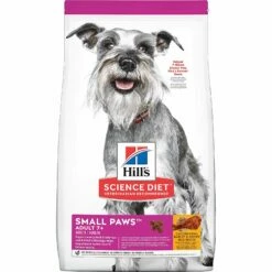 Hill's Science Diet Adult 7+ Small Paws Chicken Meal, Barley & Brown Rice Recipe Dry Dog Food, 15.5-lb